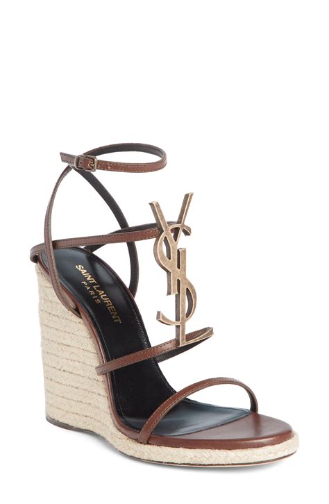 ysl espadrilles price|yves saint laurent wedges.